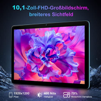 OSCAL Tablet 10 palců 14 GB + 128 GB, rozšiřitelné na 1 TB, Android Pad10 (2023) s FHD IPS displejem, 13+8MP kamerou, osmijádrov